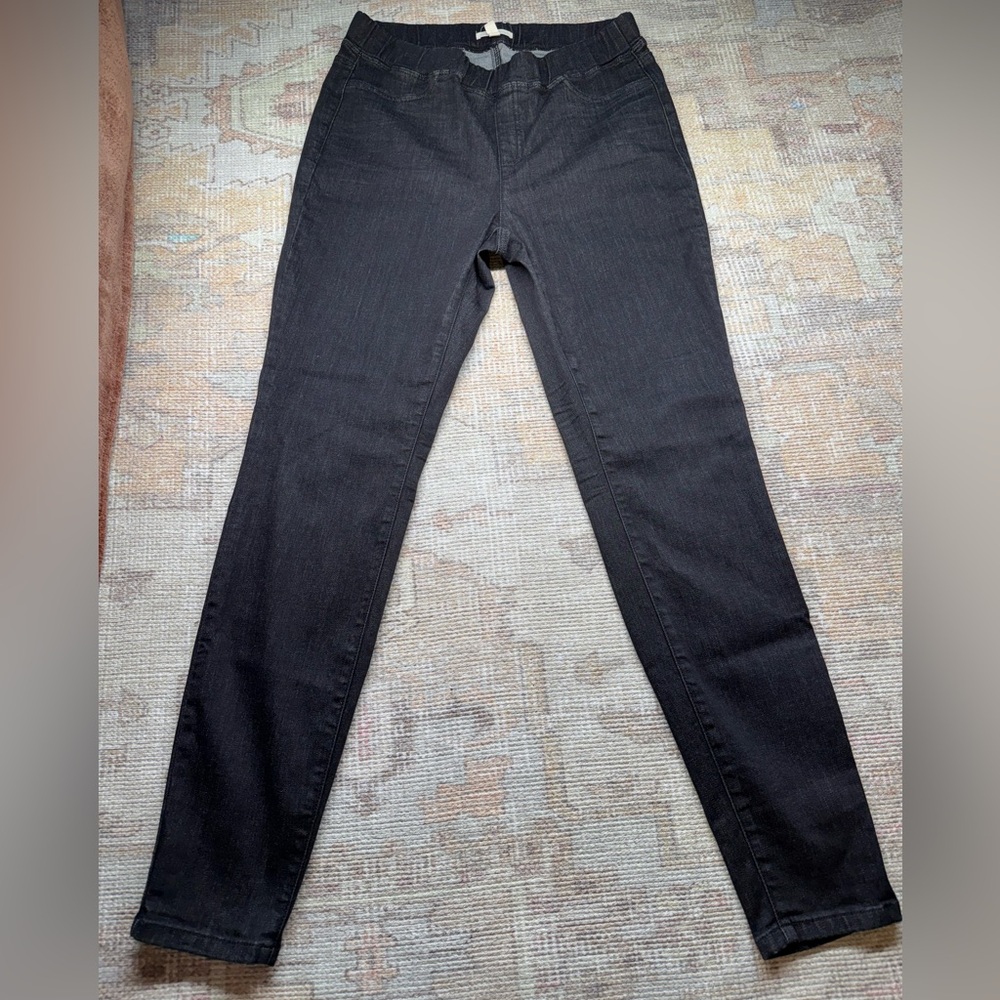 Eileen Fisher Women's Dark Charcoal Skinny Jeans Size Small‎